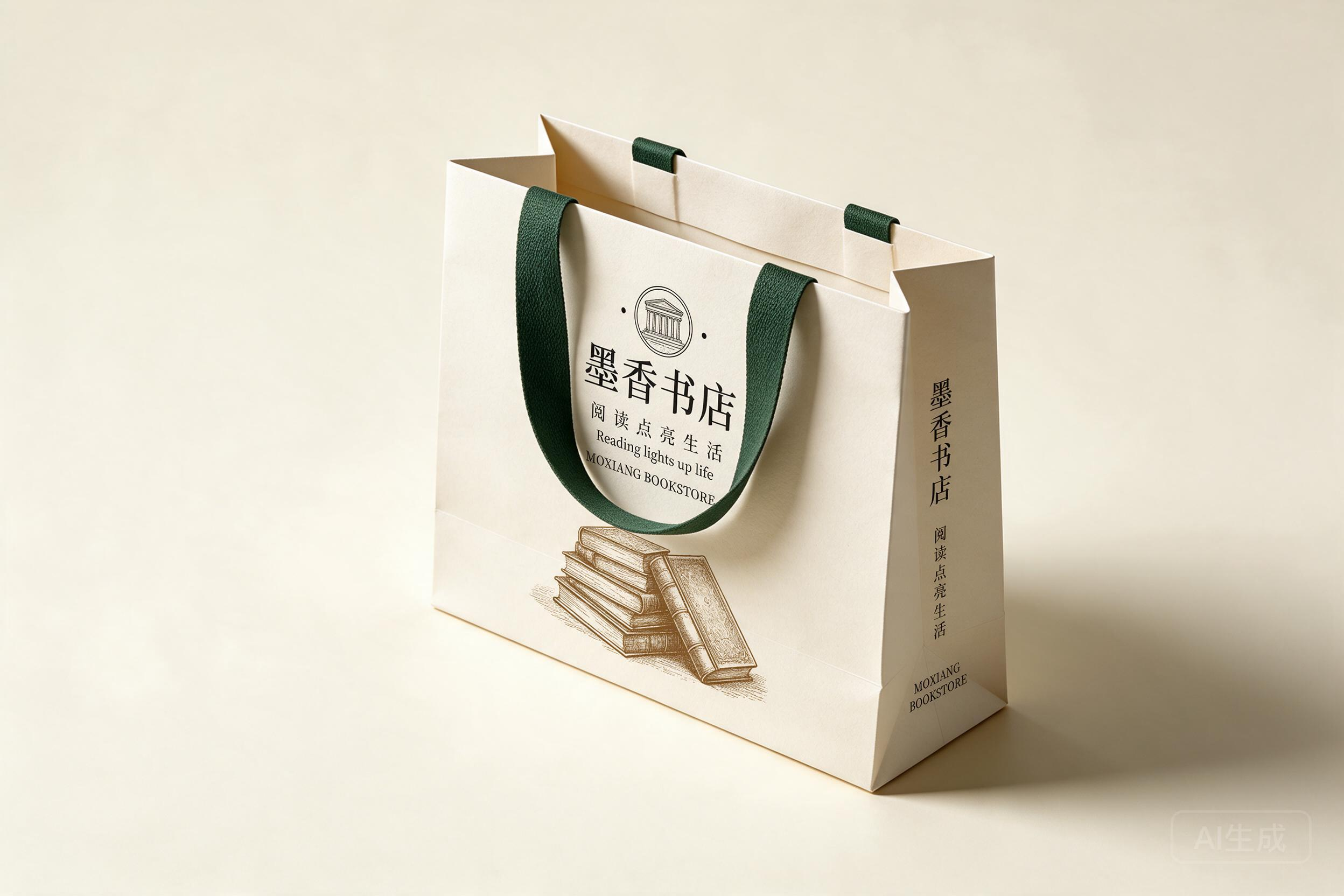手提袋 包装造型示意